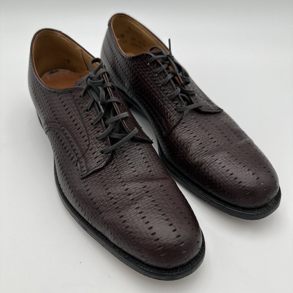 Vintage Foot-So-Port Supreme Men’s Dress Shoes Size 11.5 Reddish Brown Leather